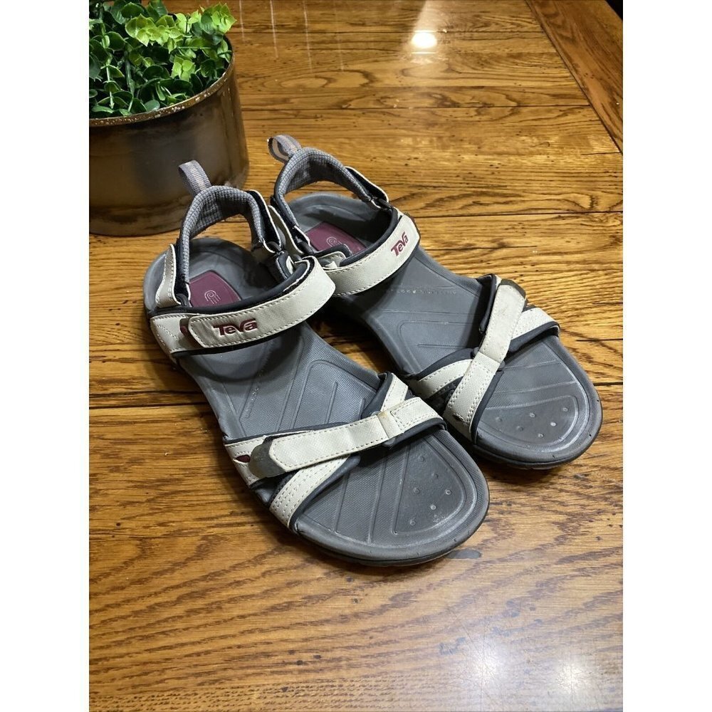 TEVA ~ Gray NUMA #4293 Removable Heel Strap SPORT WATER SANDALS Women's Size 10